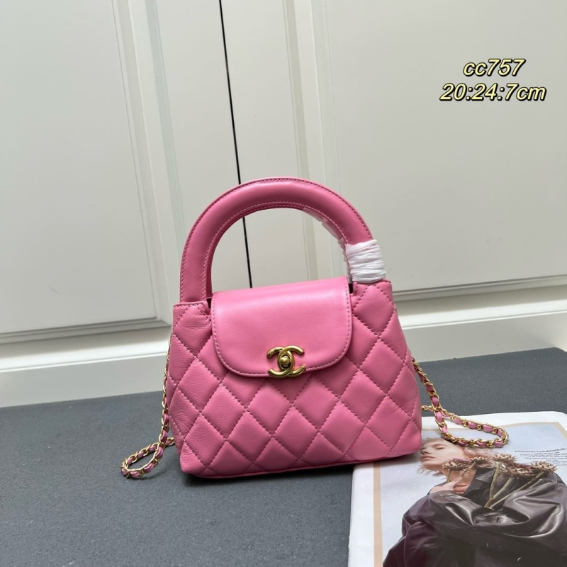 Ch*el top handle bags